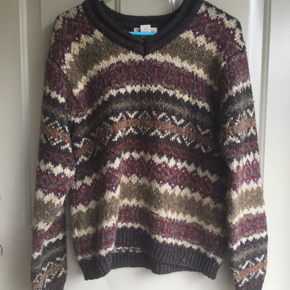 Hipster Patterned Sweater